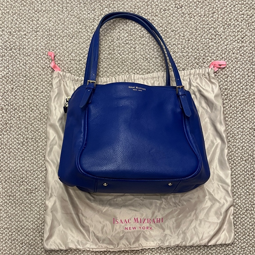 Isaac Mizrahi Royal Cobalt Blue Shoulder Bag